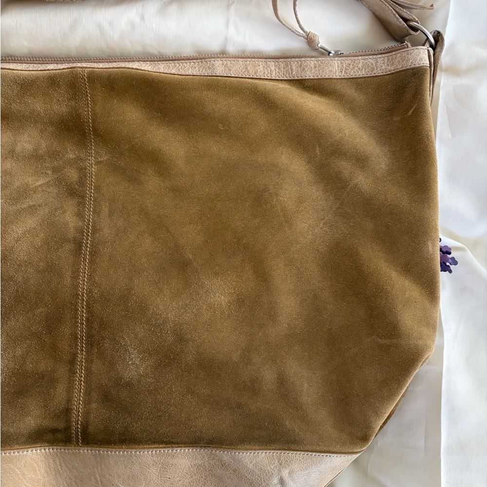 Balenciaga XL Courier Hobo Weekender Bag in Suede AUTHENTIC - Picture 14 of 16